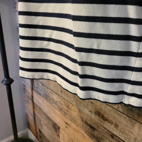 Loft women's causal blue and white stripped dress size medium - Picture 6 of 9